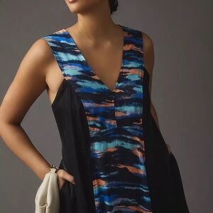 Anthropologie Maeve V-Neck Maxi Dress